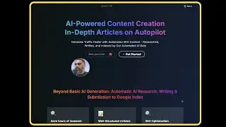 SEO Automation ✨create in depth AI researched articles with one click!