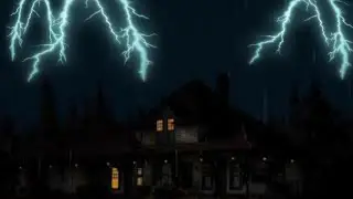 Heavy Rain and Thunder Sounds On Old Castle - Rainstorm & lightning for Sleeping, Study, Relax