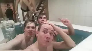 Отметили др в сауне, 18 лет сЕРЁГЕ поздравляем, РАЗНЕСЛИ ДОМ?