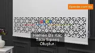 Lazer Kesim Stor Perde - Eperde.com