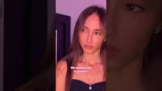 They never say anything in person