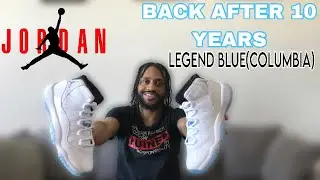 LEGEND BLUE AIR JORDAN 11 BACK AFTER A DECADE!!