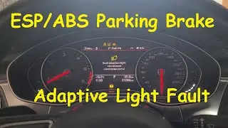 Audi A6 ESP/ABS Parking Brake TPMS Air Suspension and Adaptive Light Fault