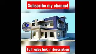 SKETCHUP IT | House Exterior Design Sketchup pro 2022 | Sketchup tutorial | Short video | V-Ray 5