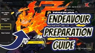 Endeavor Preparation Guide | MHA The Strongest Hero