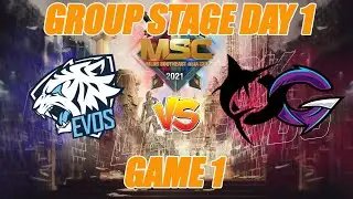 FAIL FEEDING DIGGIE STRAT! EVOS Legends vs Todak GAME 1 | MSC Group Stage Phase 1 - Day 1