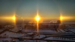 необычное свечение в Омске