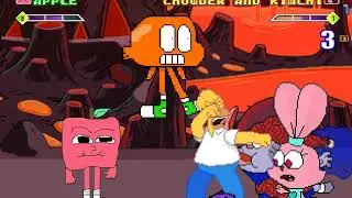 LG618's MUGEN Request: Darwin and Apple Vs Homer & Chowder