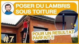 POSE du LAMBRIS PVC sous débords de TOITURE ou cache-moineaux