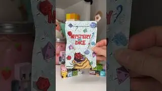 Opening a bag of mystery dice for a new series! 🎨