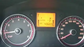 The speedometer needle stopped working. I'm fixing the problem. Ssang Young Actyon New.