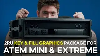 KEY & FILL Graphics for ATEM Mini & ATEM Mini Extreme | 2RU Case Package