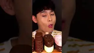 Asmr Magnum Ice Cream Mukbang #shorts
