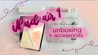 iPad Air 4 (2020) unboxing + accesories ~ (MY FIRST VIDEO!!)