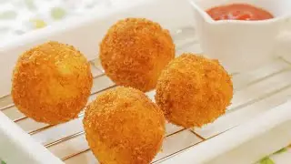 Super Crispy Potato Cheese Ball | Potato Recipe | Fried Potato | Quick & Easy Recipe ASMR