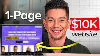 How to Create a $10,000 Website with Only 1 PAGE (AI + NO CODE)