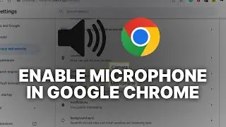 How to Enable Microphone in Google Chrome | [SIMPLE]