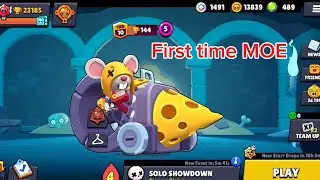 Brawl Stars - MOE first gameplay from new brawler ! #brawlstars #brawl #new