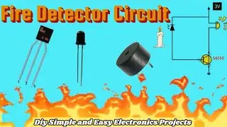 Fire Alarm Circuit Working Explained by Animation | DIY Electronics Projects