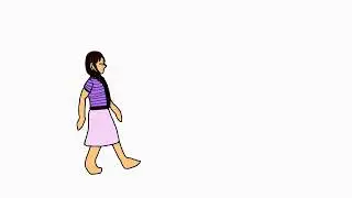 First Walk Cycle....(2D Animation)