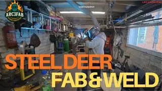 Welded Polygon Steel Deer head