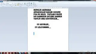 YAPILMIŞ BİR BANNERİN ÜZERİNE  BANNER YAPMAK