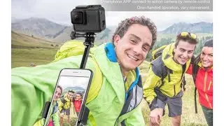 TELESIN Extendable Aluminum Alloy Selfie Stick with Detachable Tripod