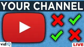 GET YOUR  FREE YOUTUBE CHANNEL REVIEW HERE [LIVESTREAM]