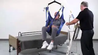Patient Lift 6 Point Spreader Bar Sling Instructions and Transfer