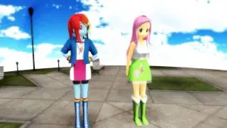 [MMD]Equestria Girls- Fluttershy Cheer