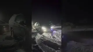 Блокировка дифференциала ДКС на СангЁнг, глубокий снег, часть 2