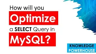 How will you optimize a SELECT query in MySQL?
