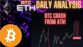 CRYPTO CRASH! (BTC/ETH Daily Analysis)