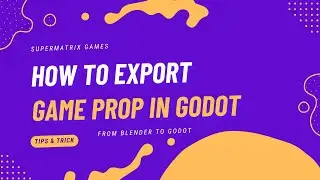 Blender to Godot Export Tutorial: Fix Import Issues with Proper Origin Placement for 3D Game Assets