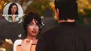 my sim's bf is finally moving in but her sister still hates him lol