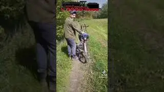 велосипед Turbo двигателем  прикол