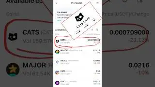 Cats Airdrop Listing Update 2024 | Cats TelegramAirdrop | #catsairdrop #shorts #telegram