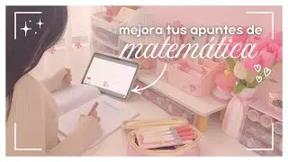 ⋆𐙚₊˚⊹ IMPROVE YOUR MATH NOTES with this video ₊˚⊹♡ 7 tips for taking effective notes♡