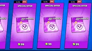 OPENING NEW EPIC PIN PACK! - BRAWL STARS