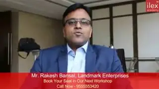 Rakesh Bansal sharing his experiance about our CEO workshop