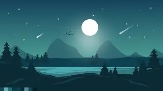 How to create a Vector Landscape in Inkscape | Vector Landscape Illustration 