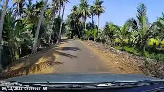 Drive through farm lands - DDPAI MINI front dash Cam