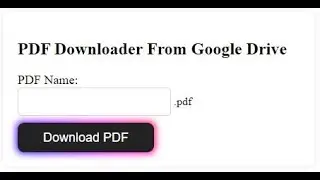Download PDF file from google drive using AppScript Google Sheet