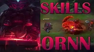 SKILLS DO NOVO CAMPEÃO ORNN - LEAGUE OF LEGENDS