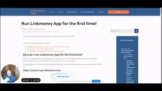 Run Linkmoney App for the first time!