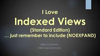An Awesome Simple Tip for Indexed Views in SQL Server Standard Edition - Hands On Easy Demo!