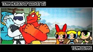 NotUgly731MUGEN: Team Heroes of Goo Jit Zu vs Team DG PPG