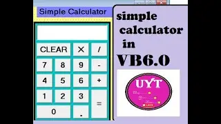 Simple Calculator In Visual Basic6.0//English//using if statement