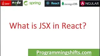 What is JSX in React?