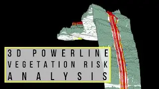 3D Powerline Vegetation Risk Analysis